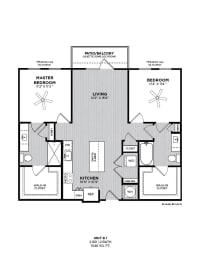 2 beds, 2 baths, 1,046 sqft, $2,154