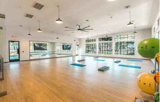 exercise studio room