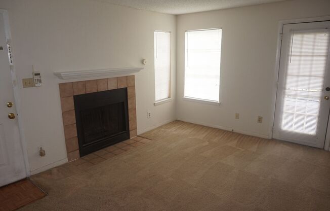 Excellent Location 2 Bed 1 Bath with Fireplace