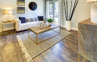 Retreat at Barton Creek Apartments Model Living Room