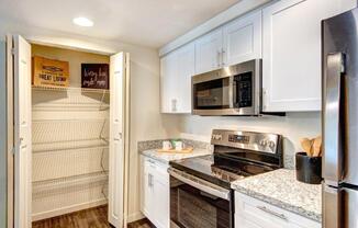 12 Central Square Pantry Closet in the Kitchen