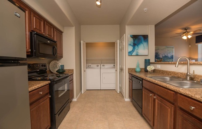 Fully Furnished Kitchen With Stainless Steel Appliances at The Pavilions by Picerne, Las Vegas, NV, 89166