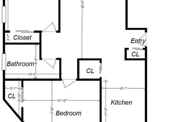 2 beds, 1 bath, 800 sqft, $1,699, Unit 5717 Hobart St. #B8