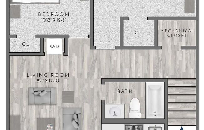 2 beds, 1 bath, 850 sqft, $2,725