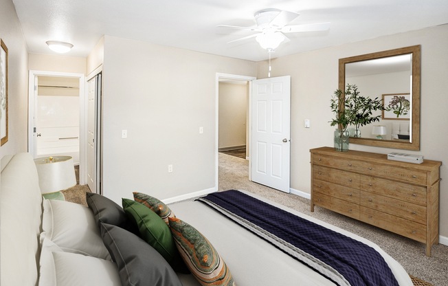 Greenbrier at Tanasbourne Apartments Beaverton - Virtually Staged Bedroom