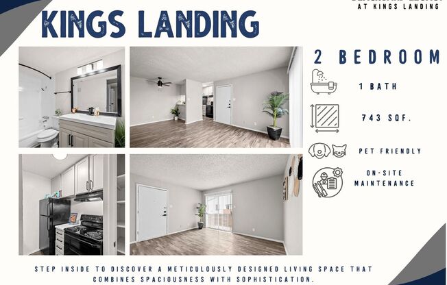 2 beds, 1 bath, 743 sqft, $1,195, Unit 23