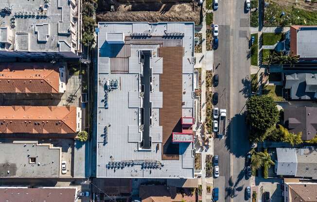 Aerial View  at Lido Apartments - 4847 Oakwood, Los Angeles, CA, 90004