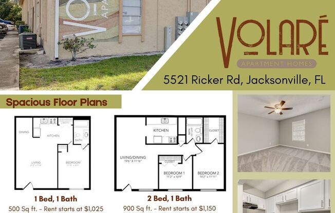 1 bed, 1 bath, 500 sqft, $975, Unit 1202-B