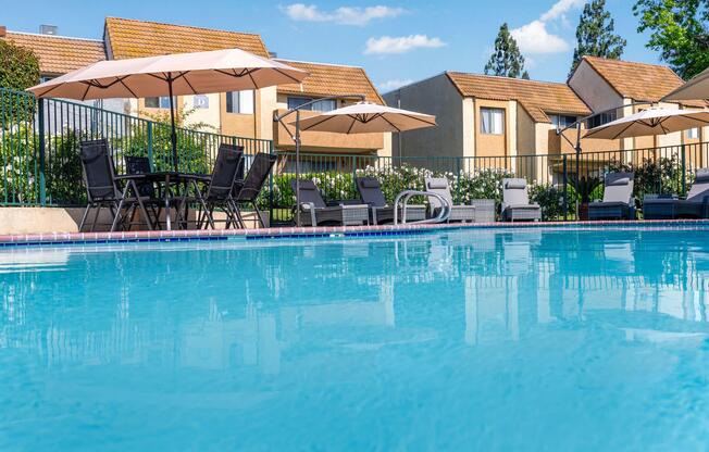 a small house in a pool of water