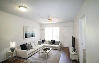 Modern Living Room at Creekside Villas Apartments, San Diego, California