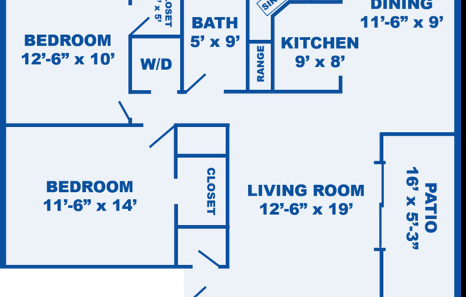 2 beds, 1 bath, 900 sqft, $1,950, Unit 212