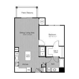 1 bed, 1 bath, 781 sqft, $3,335