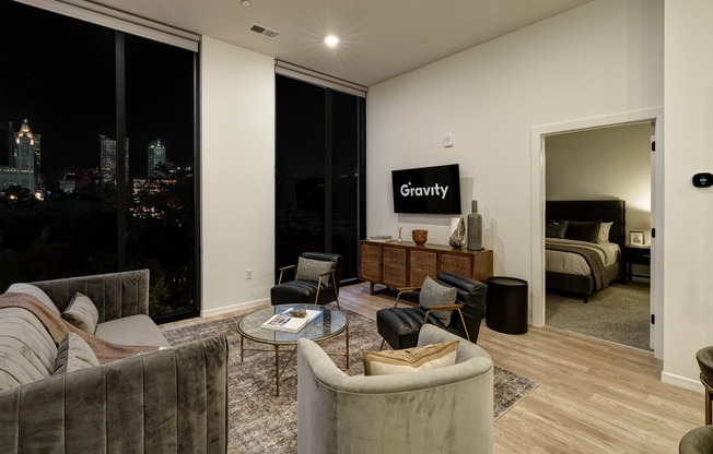 Gravity_Building B_Grace_Living Room_Night_Web