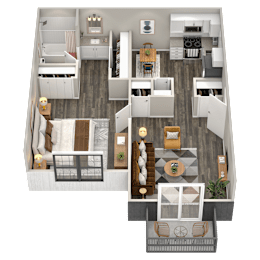 1 bed, 1 bath, 750 sqft, $919