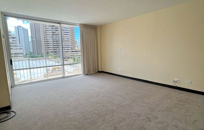 Available 4/11/25  Waikiki studio at the Ilikai Marina Apartments