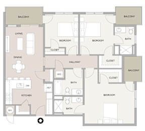 3 beds, 3 baths, 1,456 sqft, $2,146