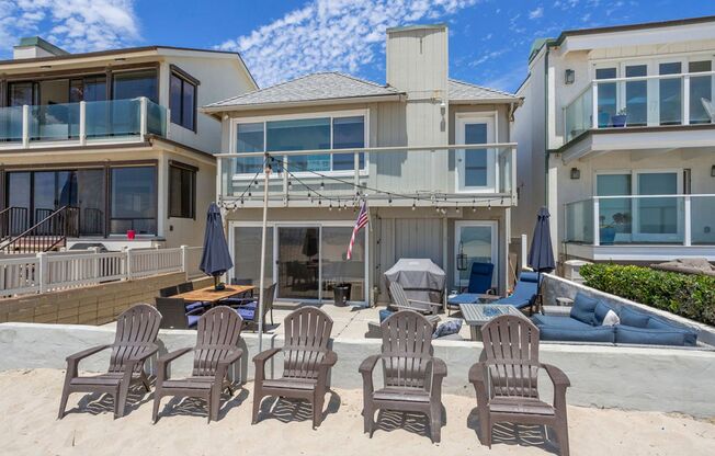 Year long oceanfront living! Located on the sand of the best beach in Newport!