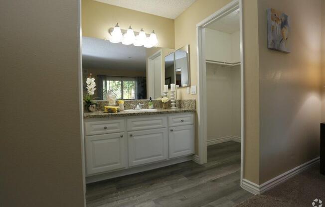 Designer Bathroom Suites at Citrus Gardens Apartments, Fontana, CA 92335