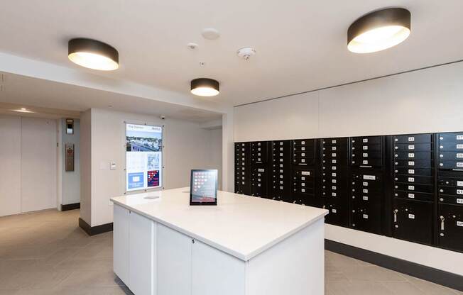 The Stanton mailroom