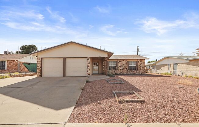 Beautiful brick home in the Vista Del Sol subdivision.