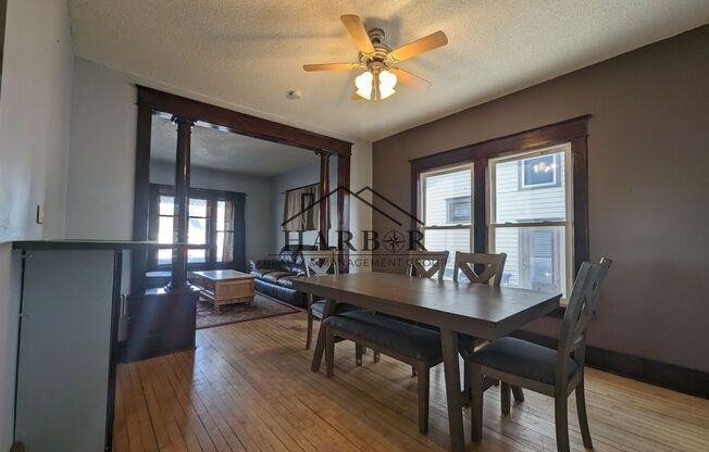 Charming single family home with beautiful hardwood floors