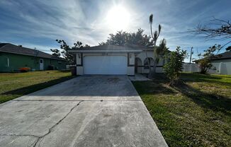 3307 SW 11th Pl - 3-Bedroom Single-Family Home with Screened lanai, new flooring and fence– Now Available in SW Cape Coral