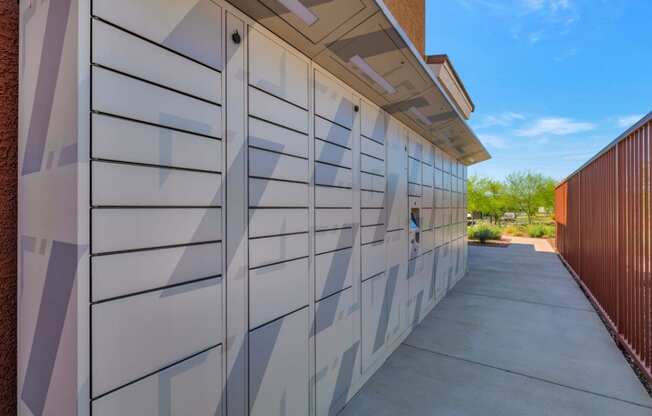 24 Hour Package Lockers at Zaterra Luxury Apartments, Chandler