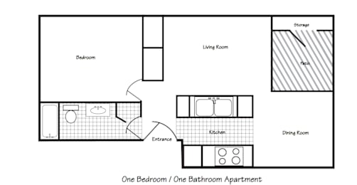 1 bed, 1 bath, 750 sqft, $1,149