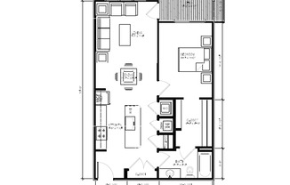1 bed, 1 bath, 727 sqft, $1,475, Unit 301