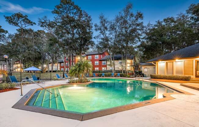 Outdoor pool at Northlake Apartments, Jacksonville FL