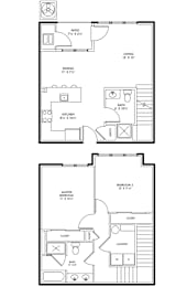 2 beds, 2 baths, 1,227 sqft, $2,647