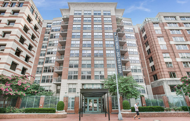 Building exterior at West End Residences, Washington, DC