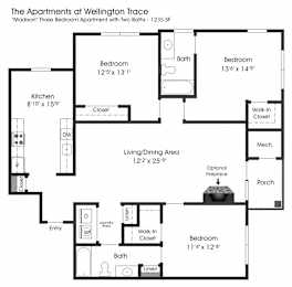 3 beds, 2 baths, 1,235 sqft, $2,122