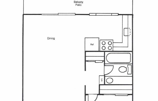 1 bed, 1 bath, $1,195, Unit 755-4