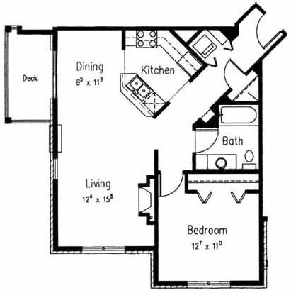 1 bed, 1 bath, 798 sqft, $1,495, Unit 9240 - 101