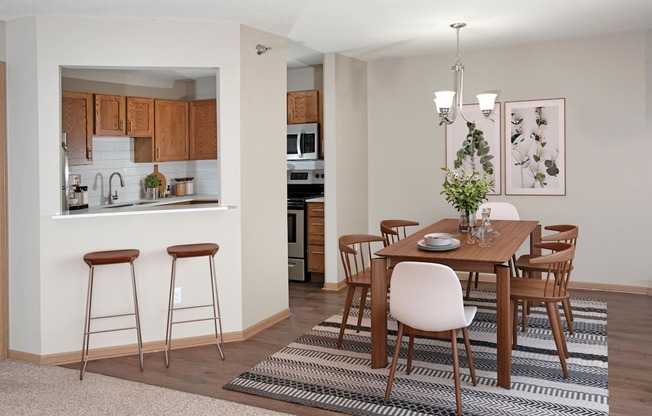 Kitchen Table and Barstools