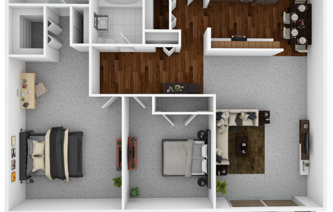 2 beds, 1.5 baths, 1,036 sqft, $1,485