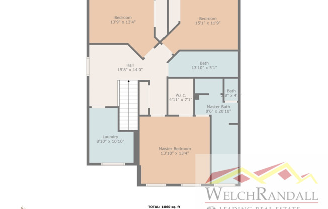 3 beds, 2.5 baths, $2,195