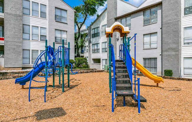 our playground is in front of our apartments