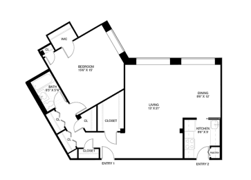 1 bed, 1 bath, 920 sqft, $1,874