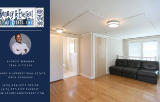 OPEN HOUSE: TUESDAY (9/17) 6:00pm-6:30pm. Partially Furnished, 3rd, Top Floor small 1BR/1BA,Floors are hardwood(914B Ashbury Street)