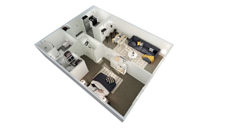 1 bed, 1 bath, 790 sqft, $1,240