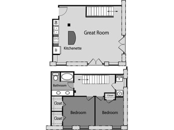 2 beds, 1 bath, 1,065 sqft, $2,131