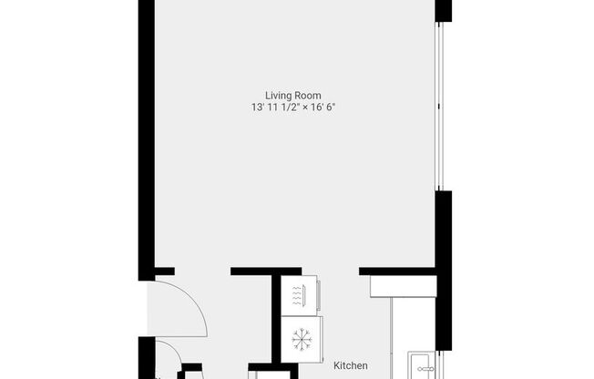 Studio, 1 bath, 455 sqft, $1,395, Unit 1519-304