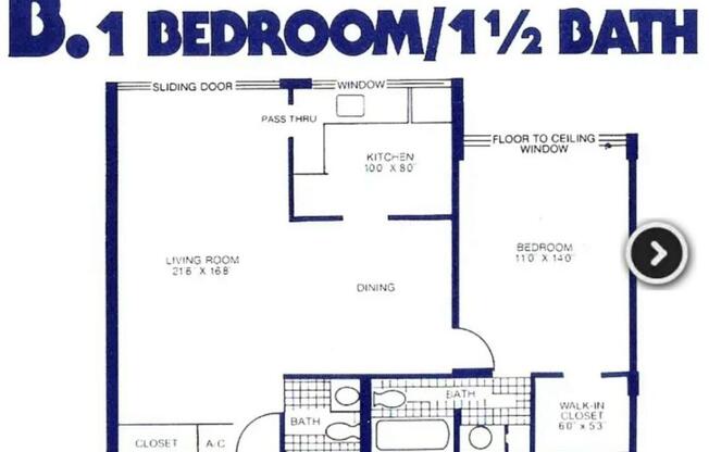 1 bed, 2 baths, 767 sqft, $1,890, Unit # 316
