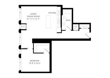 1 bed, 1 bath, 850 sqft, $1,915