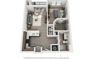 1 bed, 1 bath, $1,364