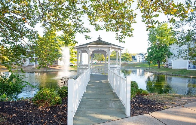 Gazebo at apartment community