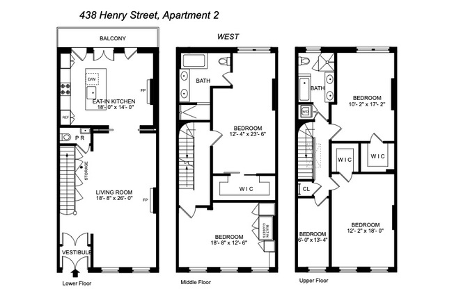 4 beds, 2.5 baths, $17,250, Unit 2