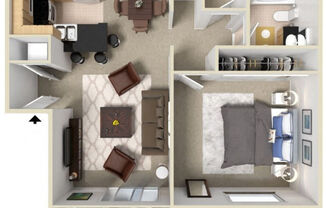 1 bed, 1 bath, 750 sqft, $1,814